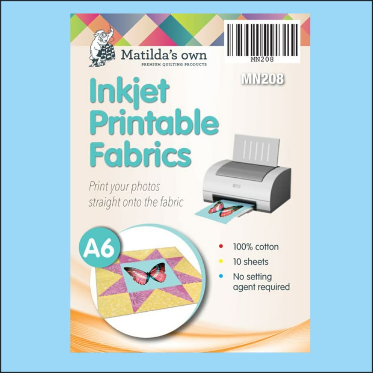 Inkjet Printable Fabric by Matilda's own A6